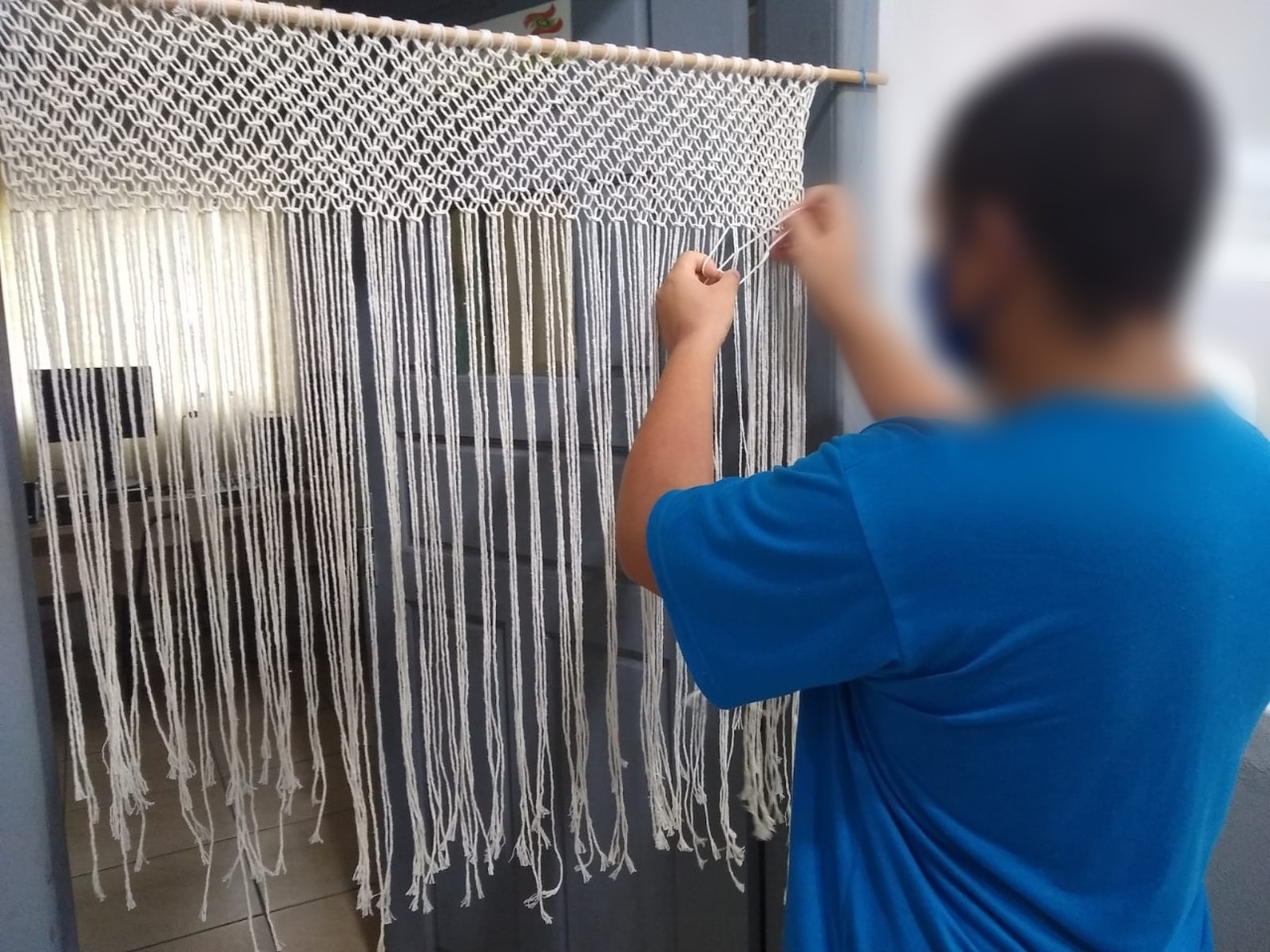 No momento, você está visualizando ATIVIDADE DE MACRAMÊ NO CASEP DE RIO DO SUL 