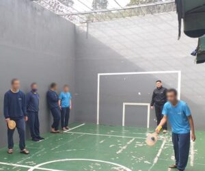 Leia mais sobre o artigo OFICINA DE SQUASH ADAPTADO NO CASEP DE CAÇADOR
